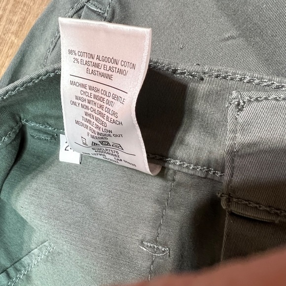 Hudson Jeans Women's Rosalie Cargo Pants Olive Green Size 24 Wide Leg Utility Po - Picture 9 of 9